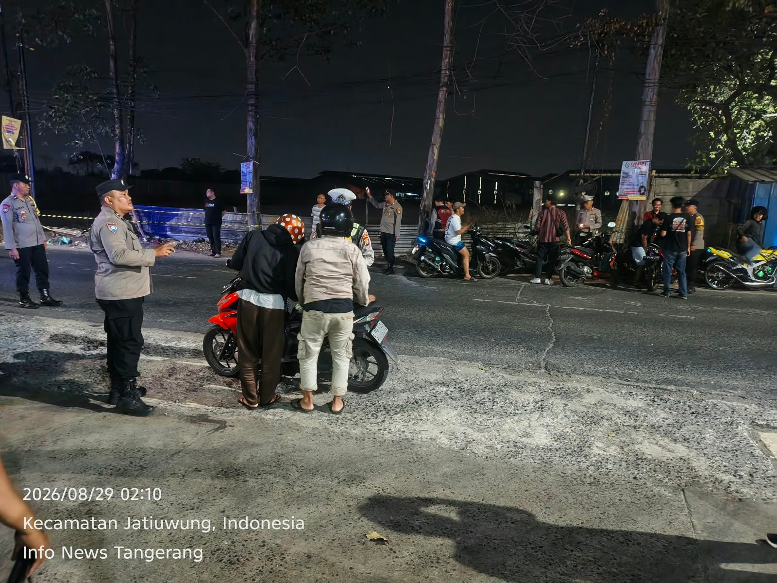 Cegah Tawuran, Polsek Jatiuwung Perketat Cipkon Setiap Malam