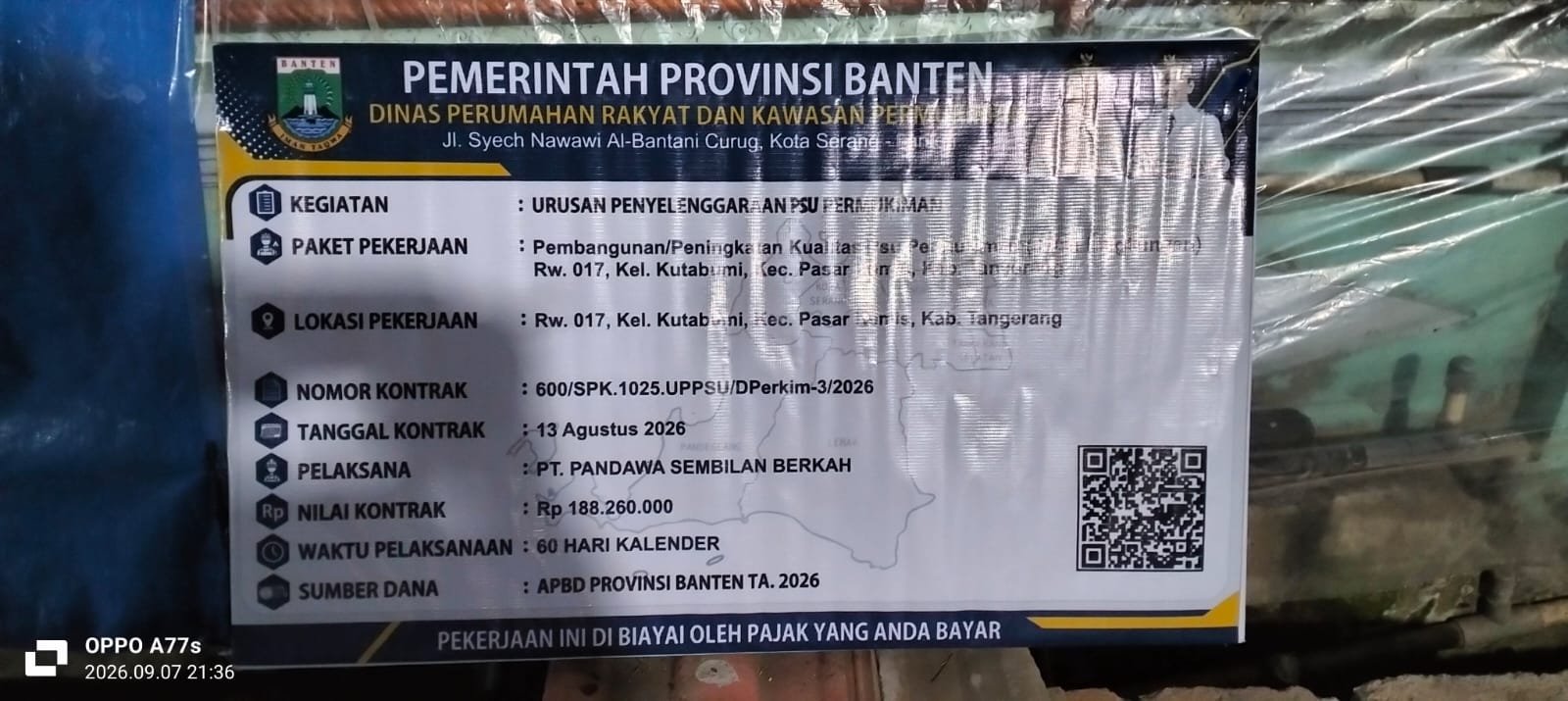 Betonisasi RW 17 Kuta Bumi Disorot, Ketebalan Diduga Kurang dari 20 Sentimeter