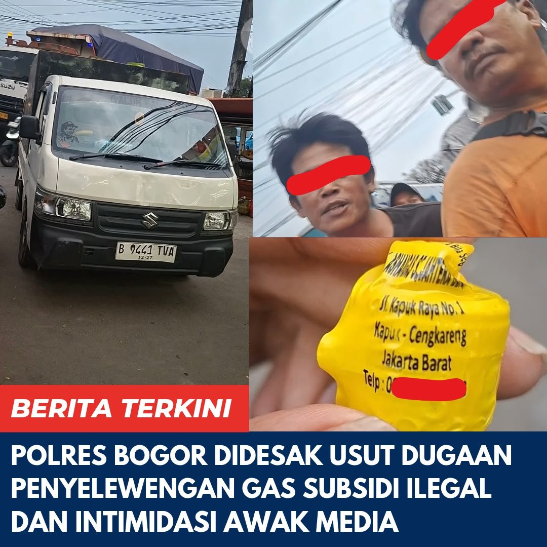 Polres Bogor Didesak Usut Dugaan Penyelewengan LPG 3 Kg dan Intimidasi Jurnalis